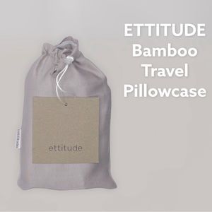 Ettitude Travel Pillowcase Bamboo Lyocell
Standard Size Color Mist With Pouch